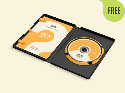 Free DVD Case Mockup Set