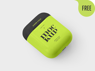 Airpods Case – 2 Free Mockups PSD