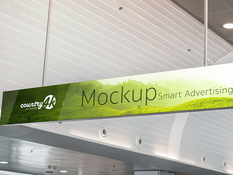Free Mockup For Smart Advertising By Country4k On Dribbble