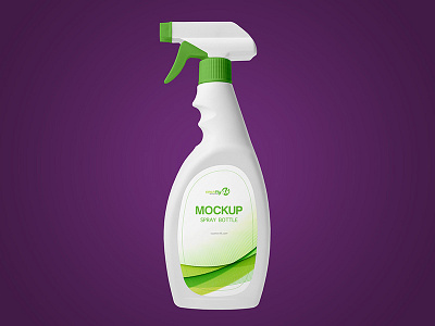 Free Spray Bottle PSD MockUp in 4k 4k bathroom clean foam free mockup product psd soap spray bottle trigger