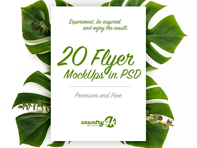 20 Premium and Free Photo-Realistic Flyer MockUps in PSD a4 afisha corporate cv flyer free mockup poster product psd resume us letter