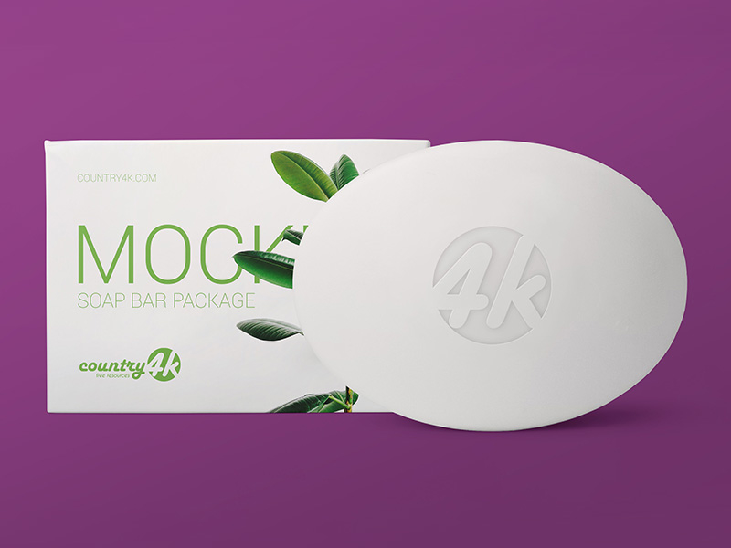 Download Free Soap Bar Package MockUp in 4k by Country4k on Dribbble