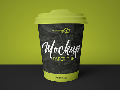 Free Paper Cup PSD MockUp in 4k cafe coffee cup drink free logo mockup paper paper cup psd tea tea cup