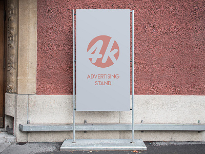 Free Advertising Stand PSD MockUp in 4k by Country4k on Dribbble