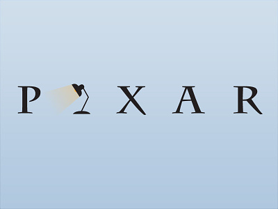 Pixar logo pixar titling