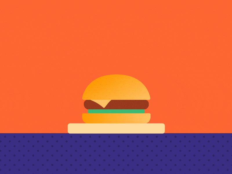 Double Burger! after affects beef burger burger cheese burger double fast food food gif happy spring