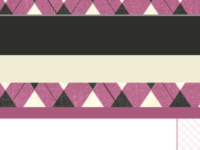 KFS Pink Draft argyle pink