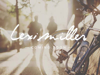 Lexi Miller apparel branding custom type cycling hand drawn hand made identity lettering logo photography typography