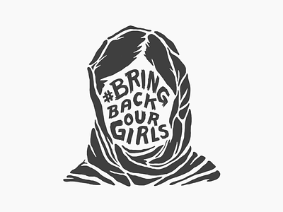 #Bringbackourgirls black and white brave people bringbackourgirls custom hand lettering handmade handwritten illustrated injustice popular type typography