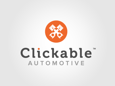 Clickable Automotive Logo clickable automotive icon icons identity illustration logo