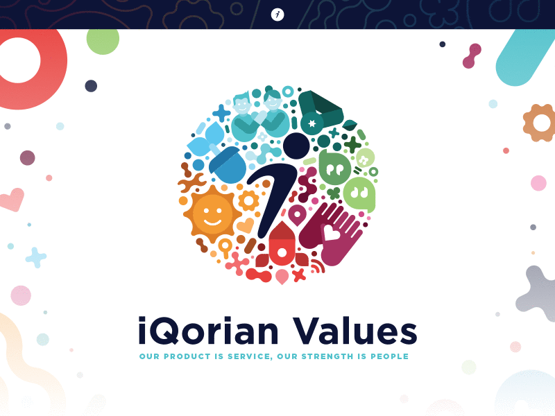 iQorian Values brave people colors design flat handmade icons illustration popular tampa vector vectors