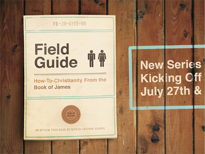 LifePoint Message Series II field guide lifepoint church series graphics texture vintage