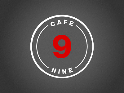 Cafe9 Logo branding logo