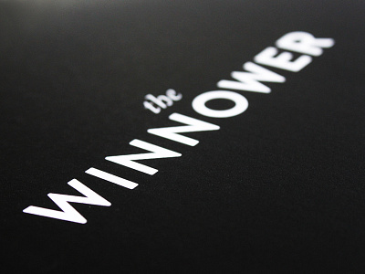 The Winnower: Logo branding logo