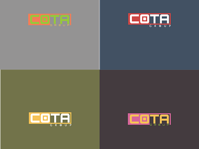 COTA Group logo design animation design grid illustrator logo logos parts logo photoshop ui ux vector web