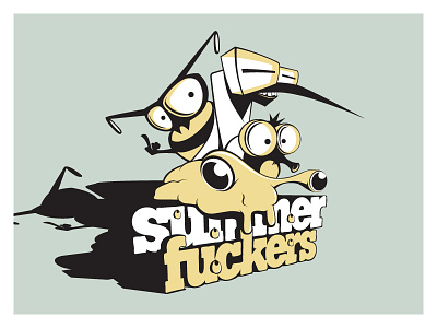 Summer Fuckers graphic design ilustration insect