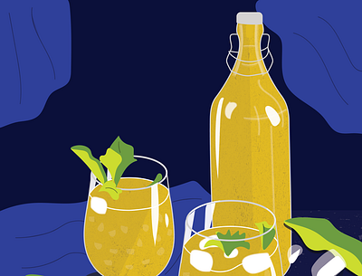 aam panna beverage drink illustration india mango summer traditional