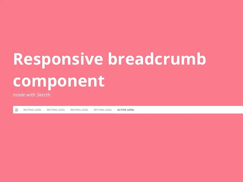 Breadcrumb component breadcrumb component design design system resize responsive design symbol ui web