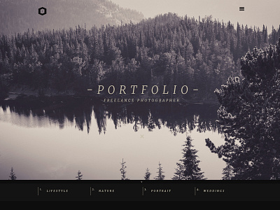 Photography portfolio website design portfolio website