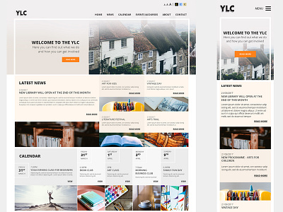 Ylc - website design