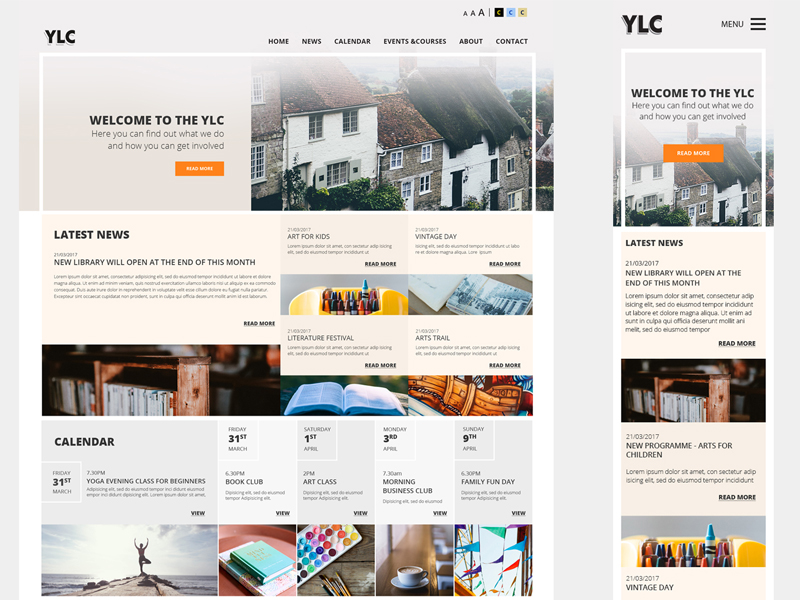 Ylc - website design by Joanna Kosinska on Dribbble