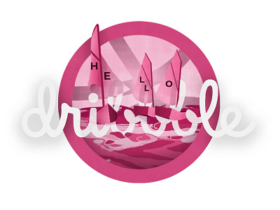 Hello Dribbble! debut nautical sailing sea