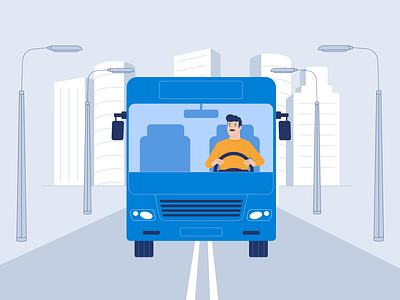 Bus Driver designs, themes, templates and downloadable graphic elements on  Dribbble