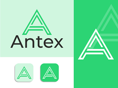 Antex A letter logo branding design abc art brand branding card clean consulting editable element elements font geometric icons industry internet label logotype management mark marketing