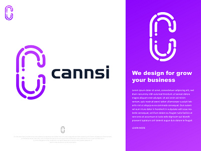 Cannsi  C letter logo Branding