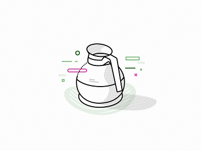 Kettle illustration vector