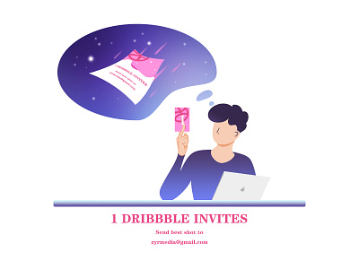 1 Dribbble Invitations