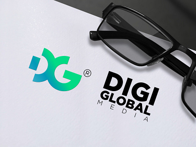 Digi Global Media Logo branding creativity design digi global media digital elegant global graphic design illustration illustrator logo logo design media network typography vector