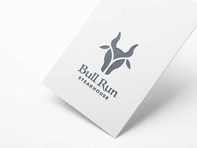 Bull Run Steakhouse branding bull design illustration illustrator logo restaurant steak steakhouse vector