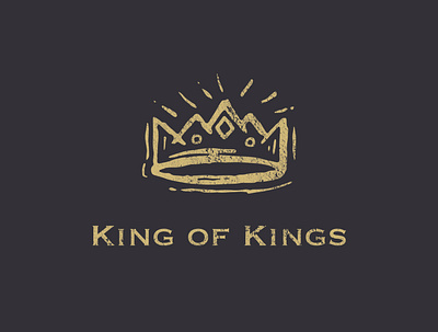 King of Kings church churchgraphics crown design illustration illustrator jesus king kingofkings vector