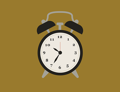 time teller alarm clock color design illustration illustrator time vector