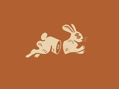 Follow Me Down the Rabbit Hole bunny design graphic handdrawn illustration logo rabbit rabbitillustration rabbitlogo rabbits textured vector whiterabbit