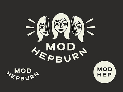 Modhepburn Logo black and white branding design graphic illustration logo logodesign vector