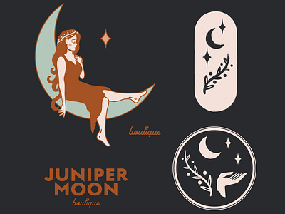 Wild Moon Woman branding design graphic illustration logo logodesign moon vector