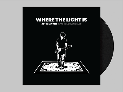 Where the Light is by John Mayer Reimagined album album art album artwork album cover album cover art album cover design album design guitar john mayer music
