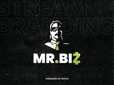 Main Logo for Mr.Biz on Twitch blender gamer brand gamer branding gaming brand stream streamer streamer brand streamer branding streaming brand twitch twitch brand twitch branding