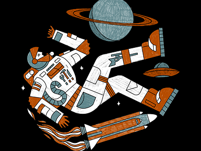 Coloring Book Astronaut