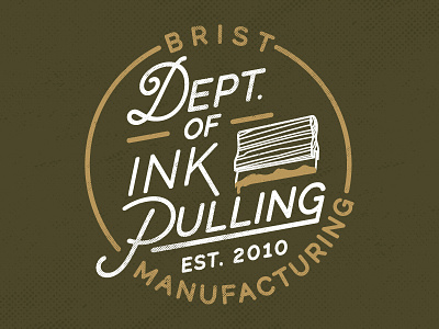 Brist Mfg. Department of Ink Pulling