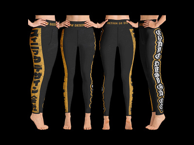 Cynic Villain Leggings apparel bellingham branding illustration kanji katakana leggins logo pnw typography vector washington yoga