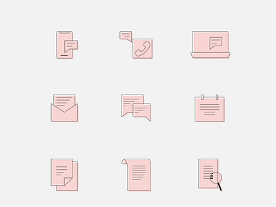 Flat icons | Icon set | Iconography