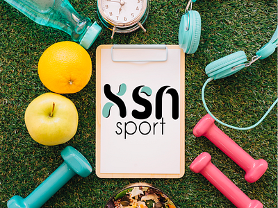 XSN sport modern logo branding design illustration illustrator logo modern sport vector
