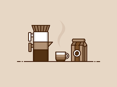 Coffee before anything design flat illustration vector