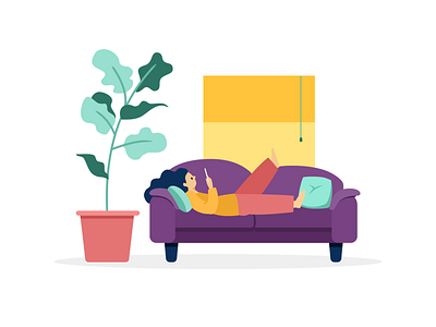 Day 12: Lazy Sunday 100day 100dayproject design illustration vector vector art