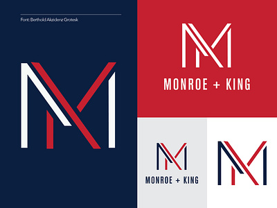 Monroe + King Athletic Co. Branding 3/4