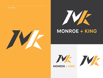 Monroe + King Athletic Co. 4/4 athletic athletic logo geometic king logo shapes sharp shop womens apparel yellow