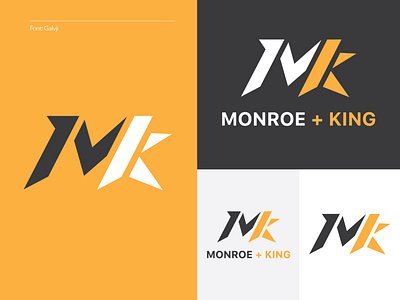 Monroe + King Athletic Co. 4/4 athletic athletic logo geometic king logo shapes sharp shop womens apparel yellow